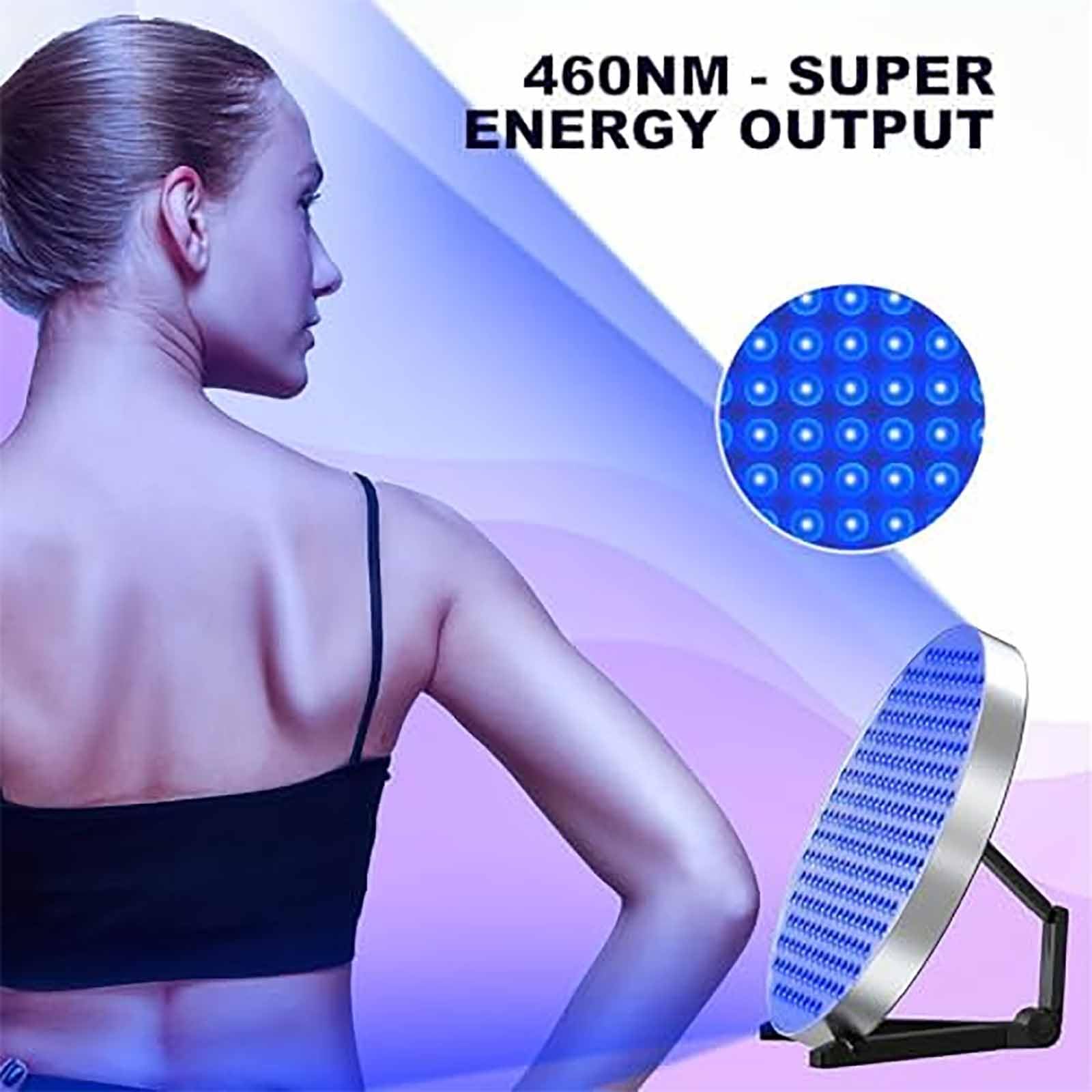 Lampe Solaire 50 W, Lumière De Thérapie De Bronzage Avec Support En Porte-à-faux Et 250 LED, Utilisation 10 À 30 Minutes Par Séance Et Stabilité, Utilisation Sûre Et Pratique, Pour Faire De La Peau