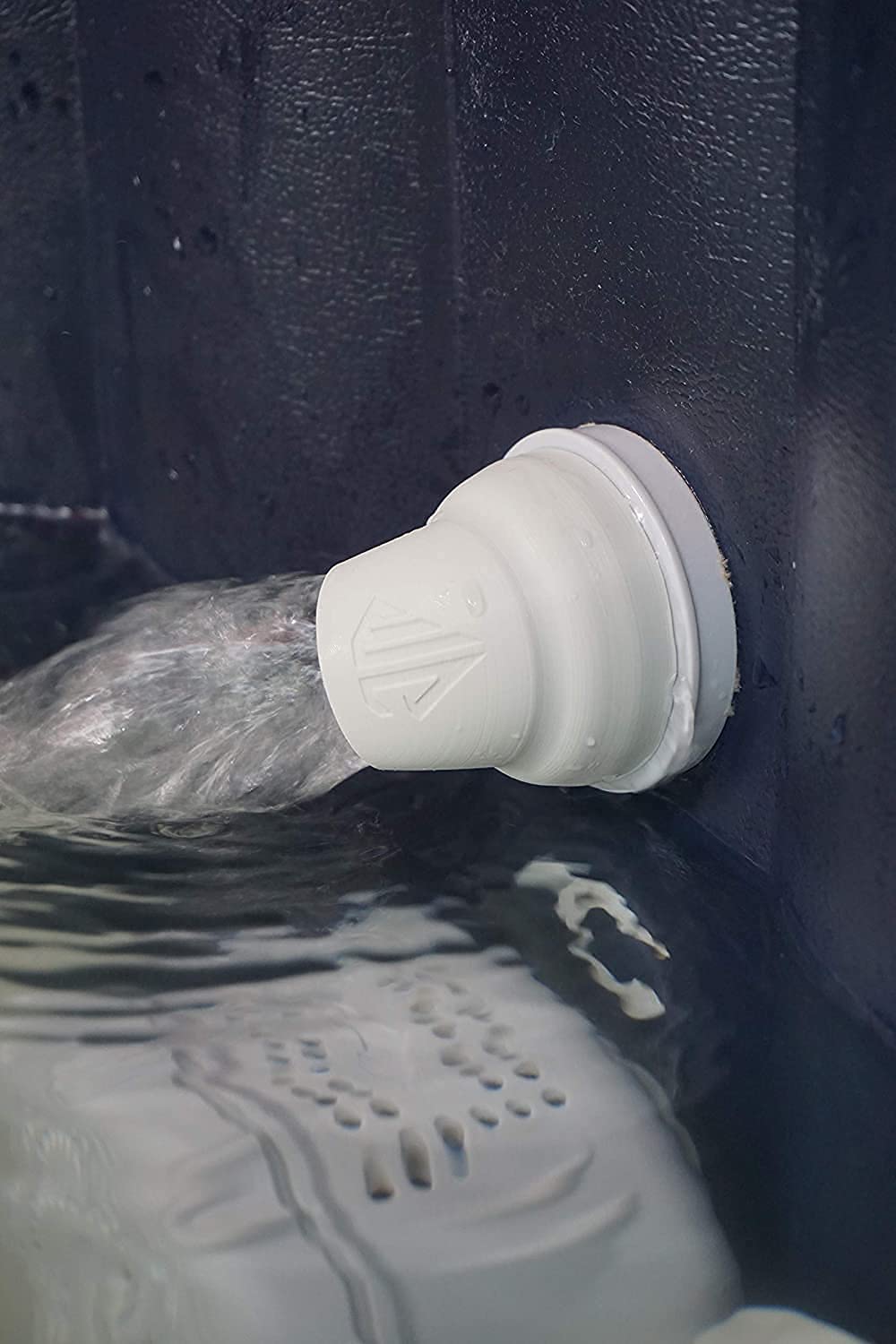 Intex Buse de piscine coudée plastique blanc pour circulation et nettoyage
