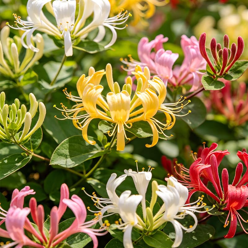 Amazon.com : 210+ Mix Honeysuckle Seeds for Planting in Home Garden-  Non-GMO Honeysuckle Plant Vine - Fragrant Cloud Flowers : Patio, Lawn &  Garden