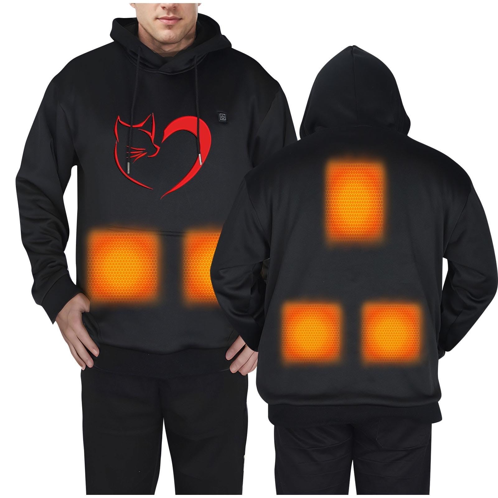 Veste Chauffante Gilet Chauffant Homme Non Batterie Incluse Manteau Hiver Chaud Sans Pour Doudoune Électrique Chargement USB Manche Vêtements Moto Chasse Randonnée