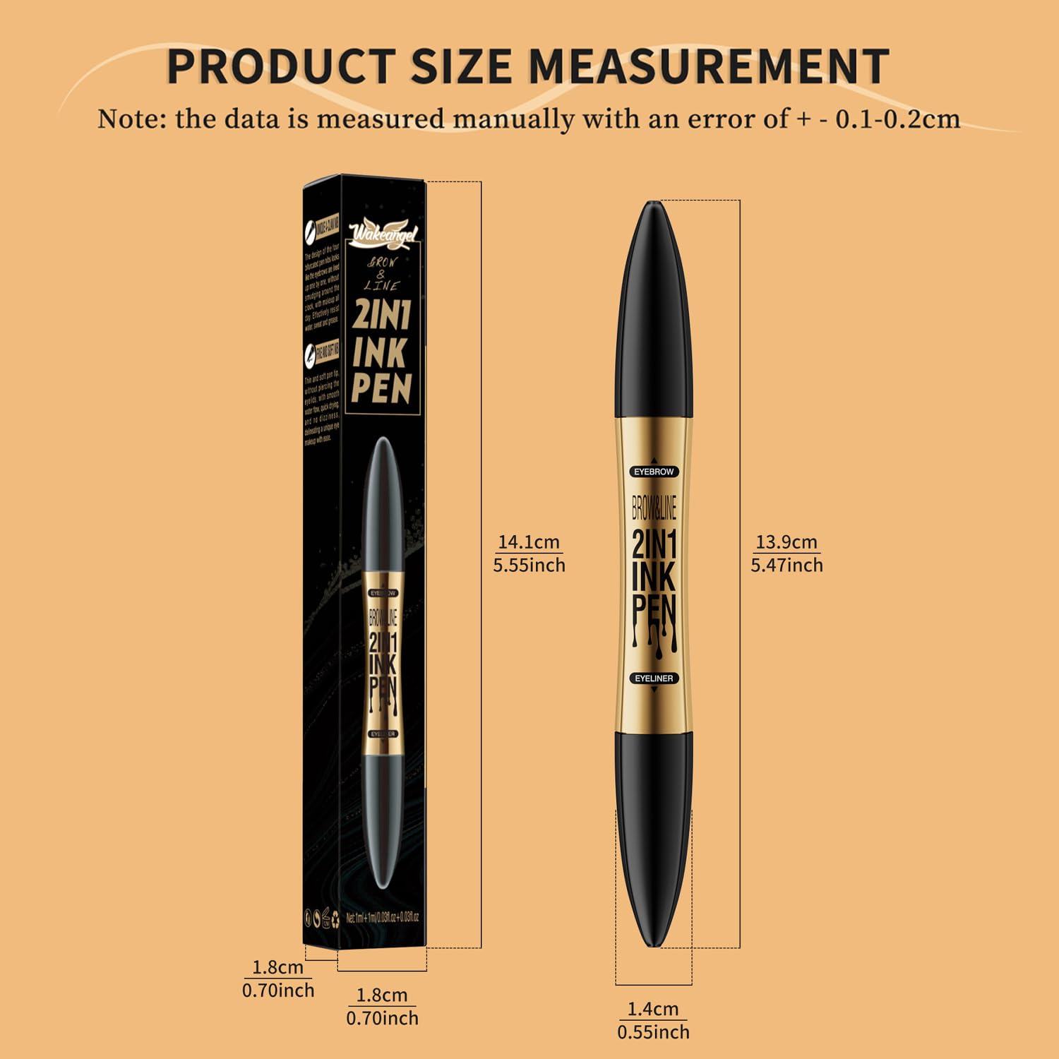 Eyebrow Pencil, 3D Waterproof Magic Eyebrow Pen, Smudge-Proof Eyebrow Shaping Tool - Image 2