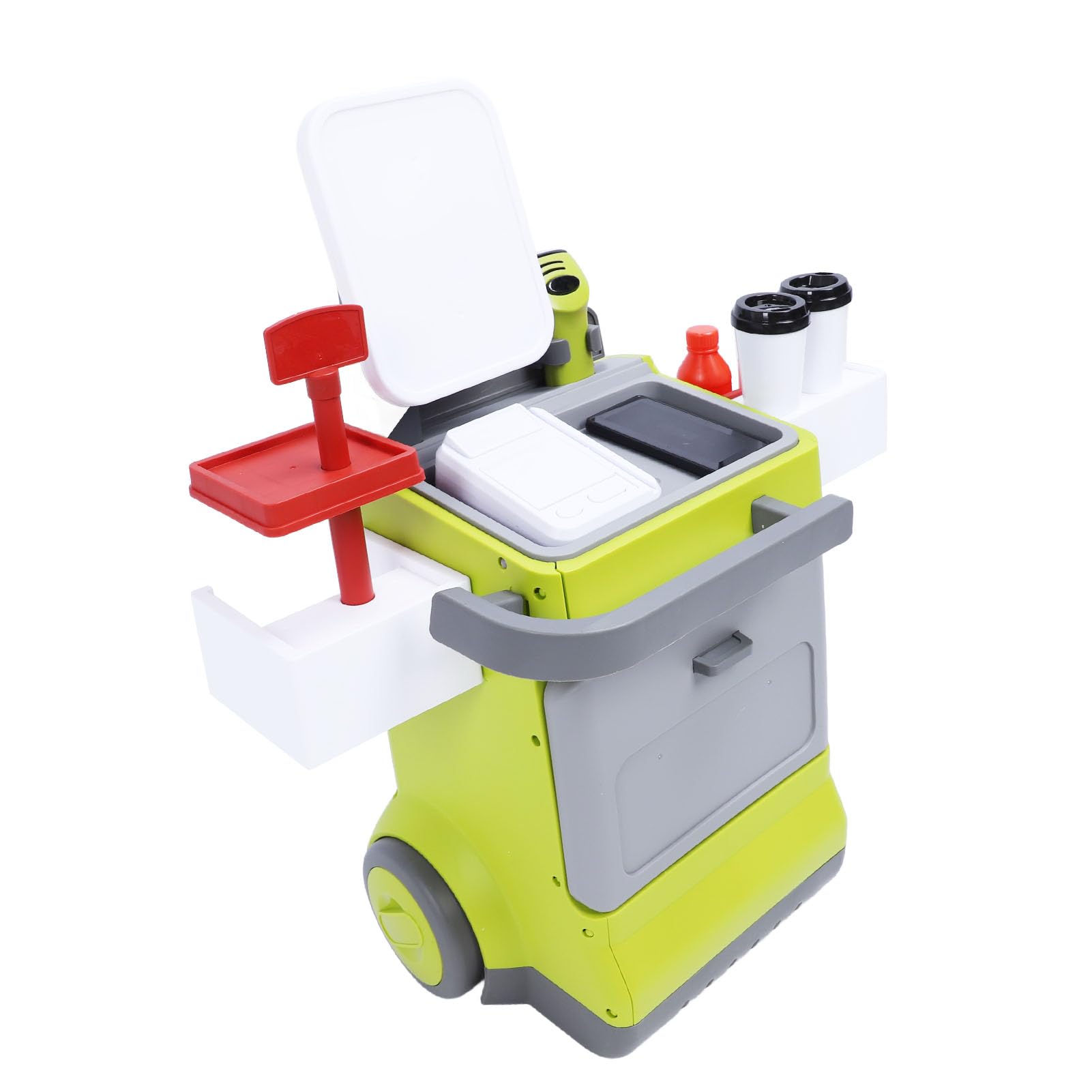 Juego de simulación de Caja registradora de Juguete, calculadora interactiva educativa, máquina de café, refrigerador, Caja registradora de Juguete para niños