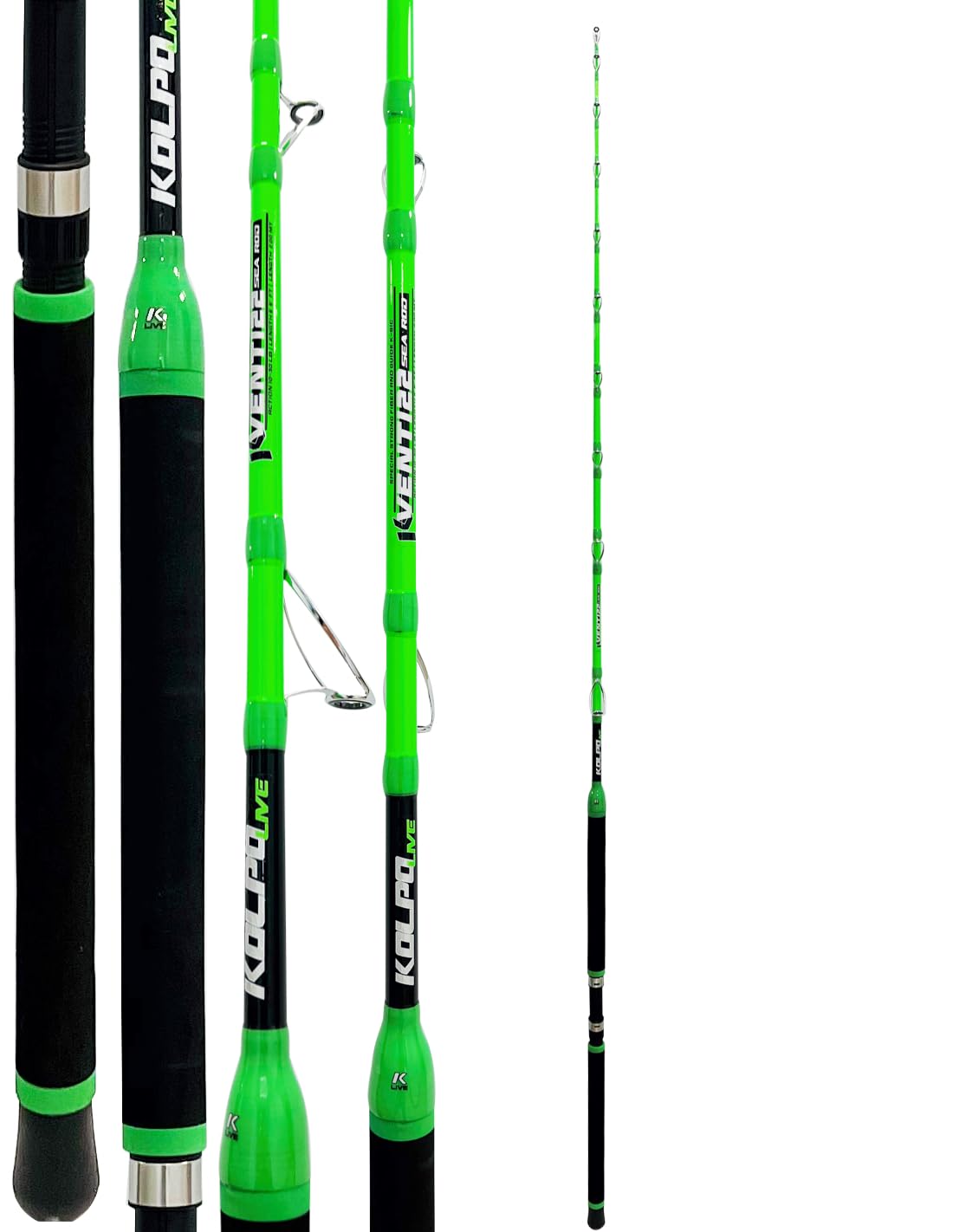kolpo venti22 canna da pesca per mulinello elettrico 2 mt 300 gr canna per bolentino di profondità