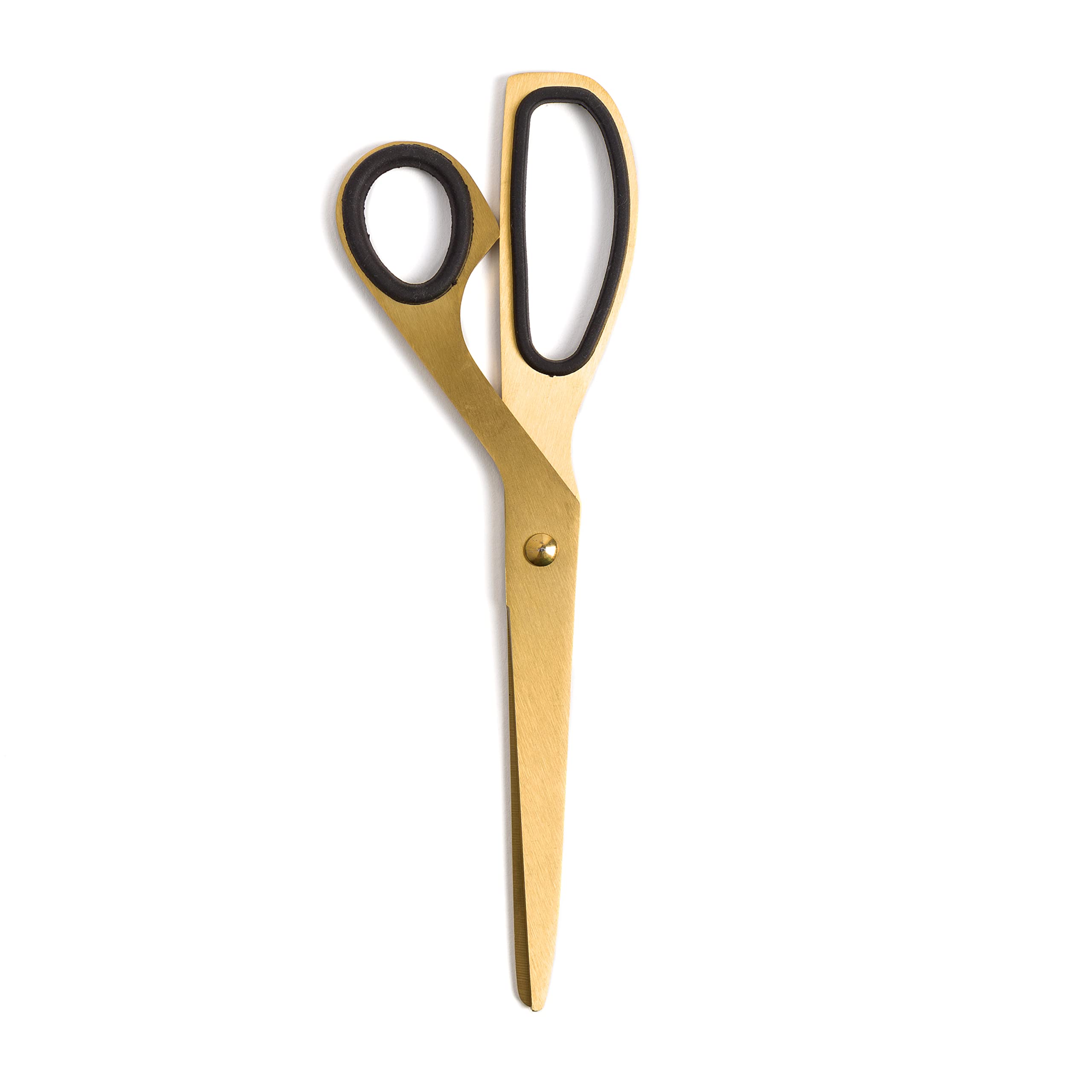 U Brands Gold Stamped Scissors, Office Supplies, 7.87”, 1 Count