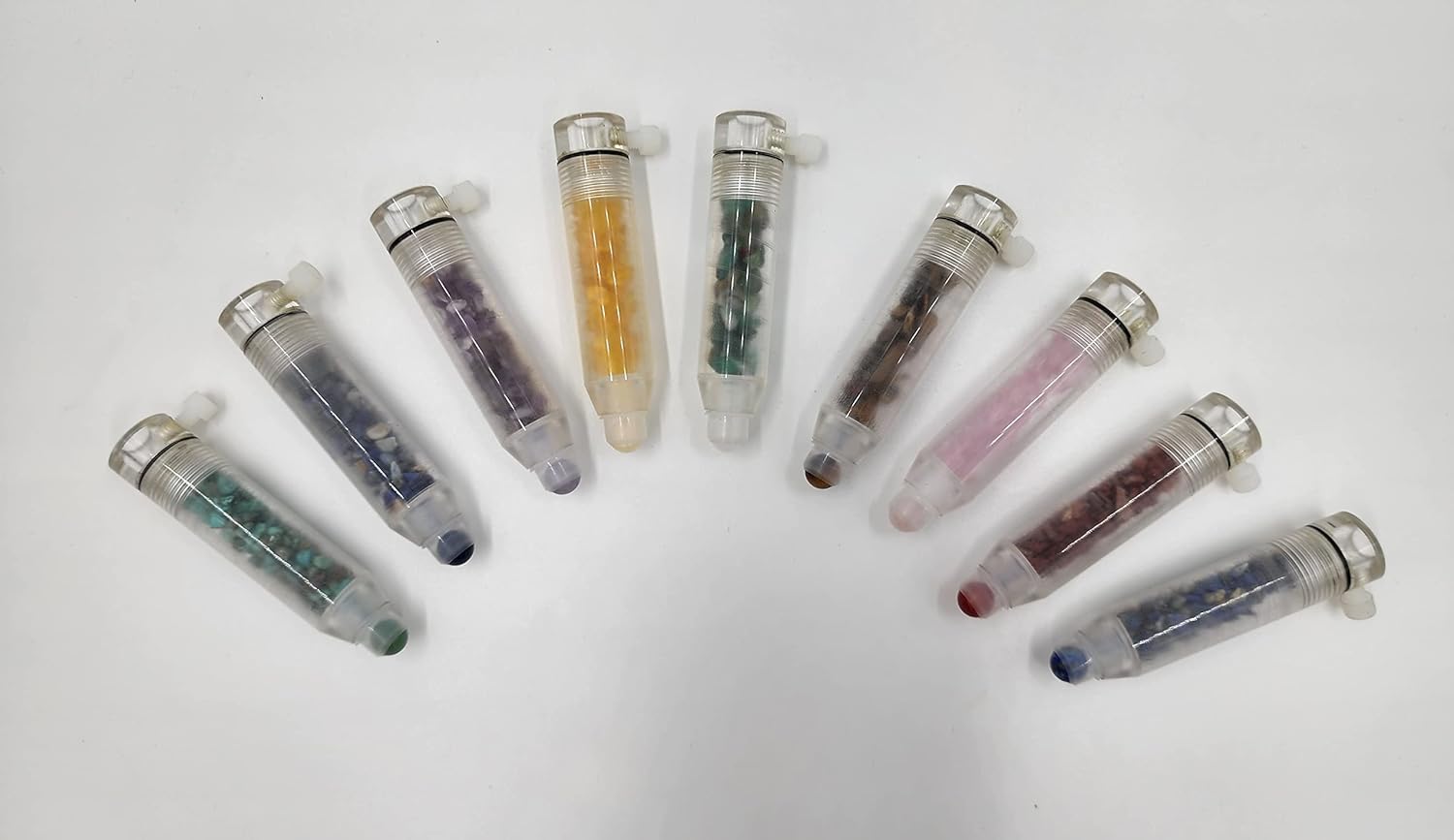 9 Set Bundle Essential Oil Application with Gemstones Gem Feet Amplitudes for Tuning Forks Solfeggio Chakra Acupressure Aromatherapy Sound Healing