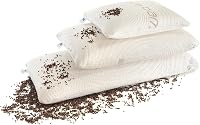 Pernă ortopedică NATURECA cu hrișcă pentru gât, pentru dormitul pe o parte, cu husă din bambus, împotriva durerilor de gât, 40x80 cm 5