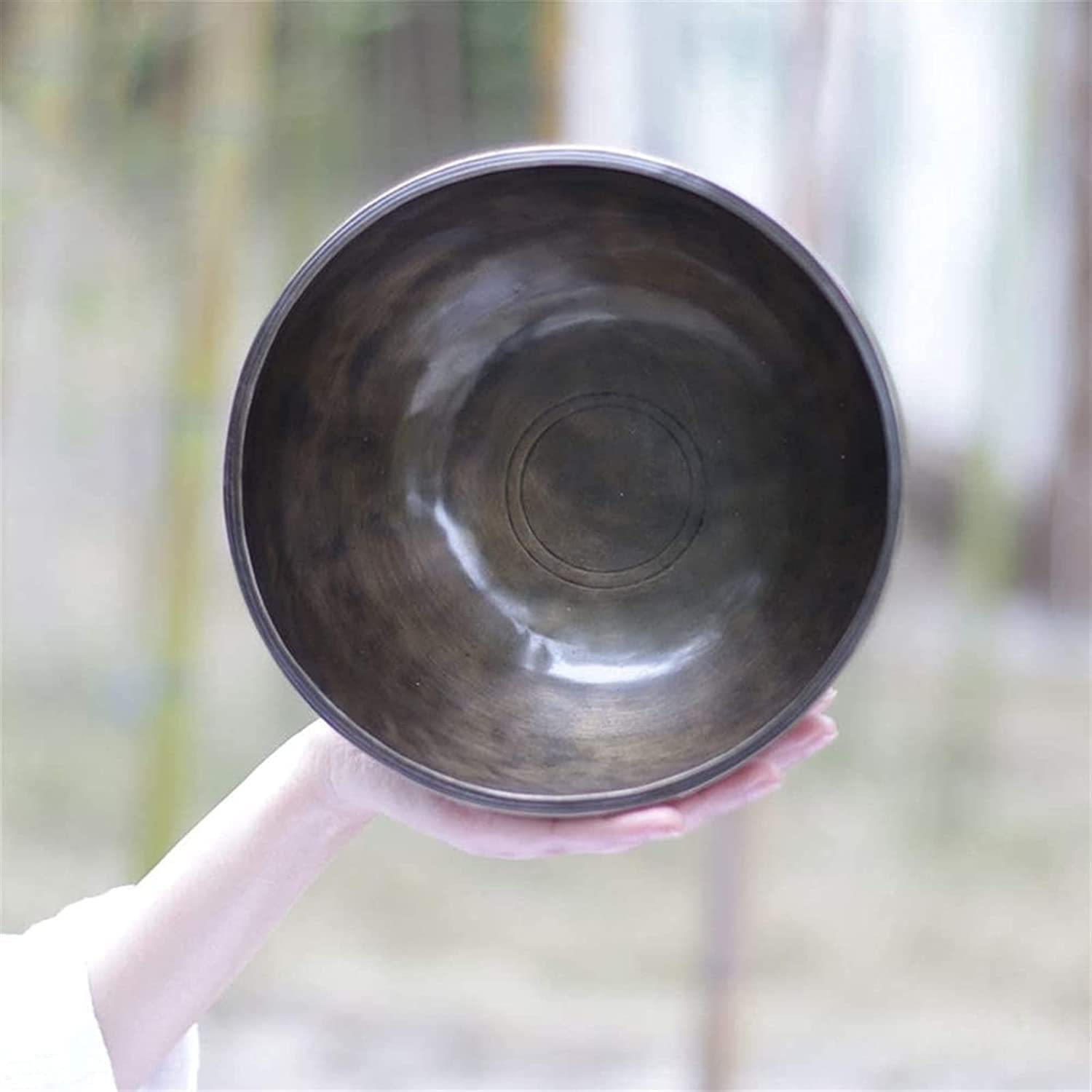 Set di campane tibetane, autentiche campane tibetane per la meditazione, realizzate a mano in Nepal con cuscino percussore, facili da suonare per la guarigione, la meditazione, la consapevolezza e il