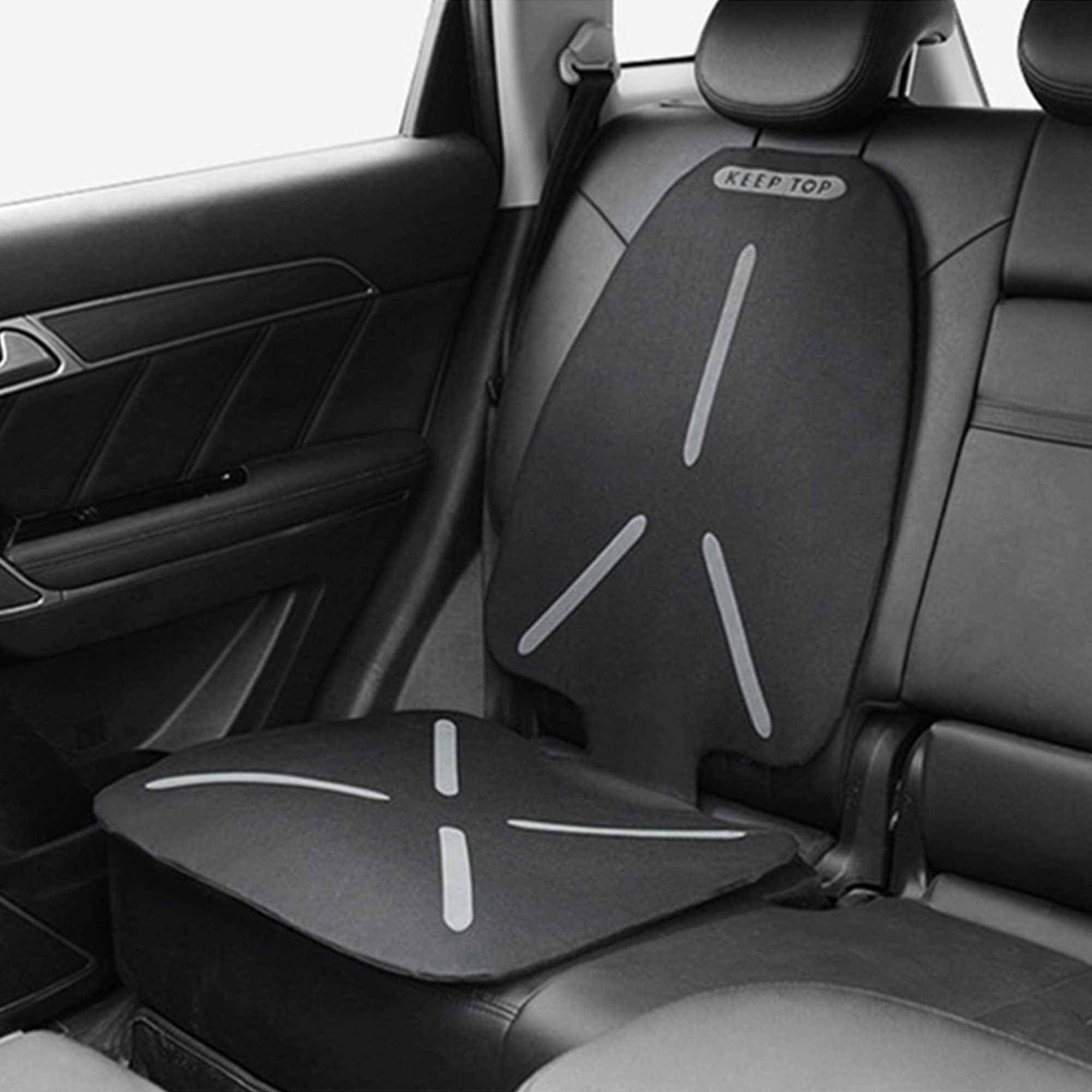 Premium Universal Car Seat Protector | Extra Thick Child Safety Car Seat Protector Cover | Large Waterproof 5-layer Support Nonslip Seat Cover for All Types of Vehicles | Made For ISOFIX and Latch