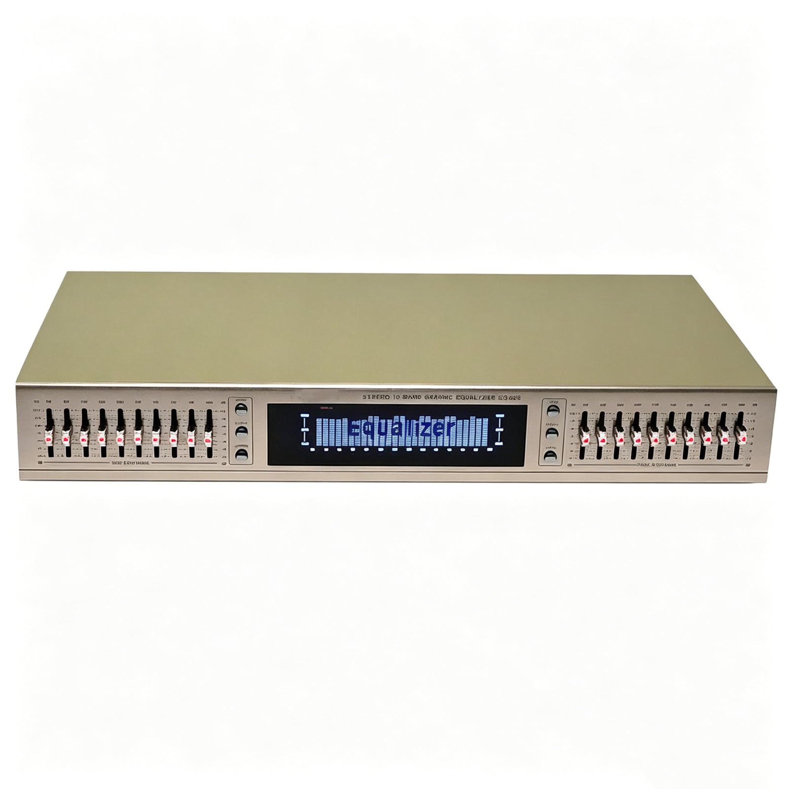 Equalizzatore Audio HiFi a 20 Bande, Equalizzatore Professionale Digitale Con Effetti Grafici, Con USB Integrato E Telecomando, Display a LED Dello Spettro, Per Studio Di Registrazione