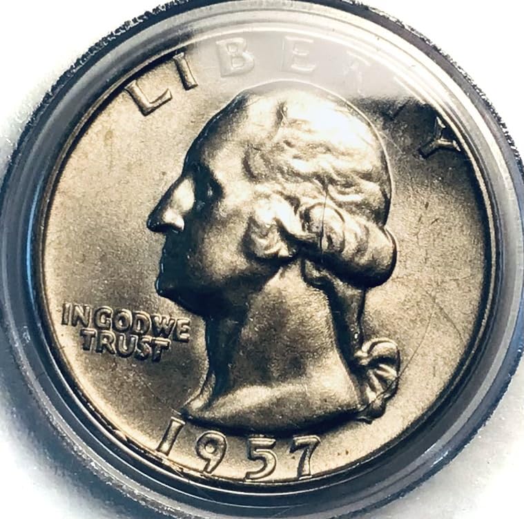 1957 D Washington Silver Gem BU MS Quarter Mint State