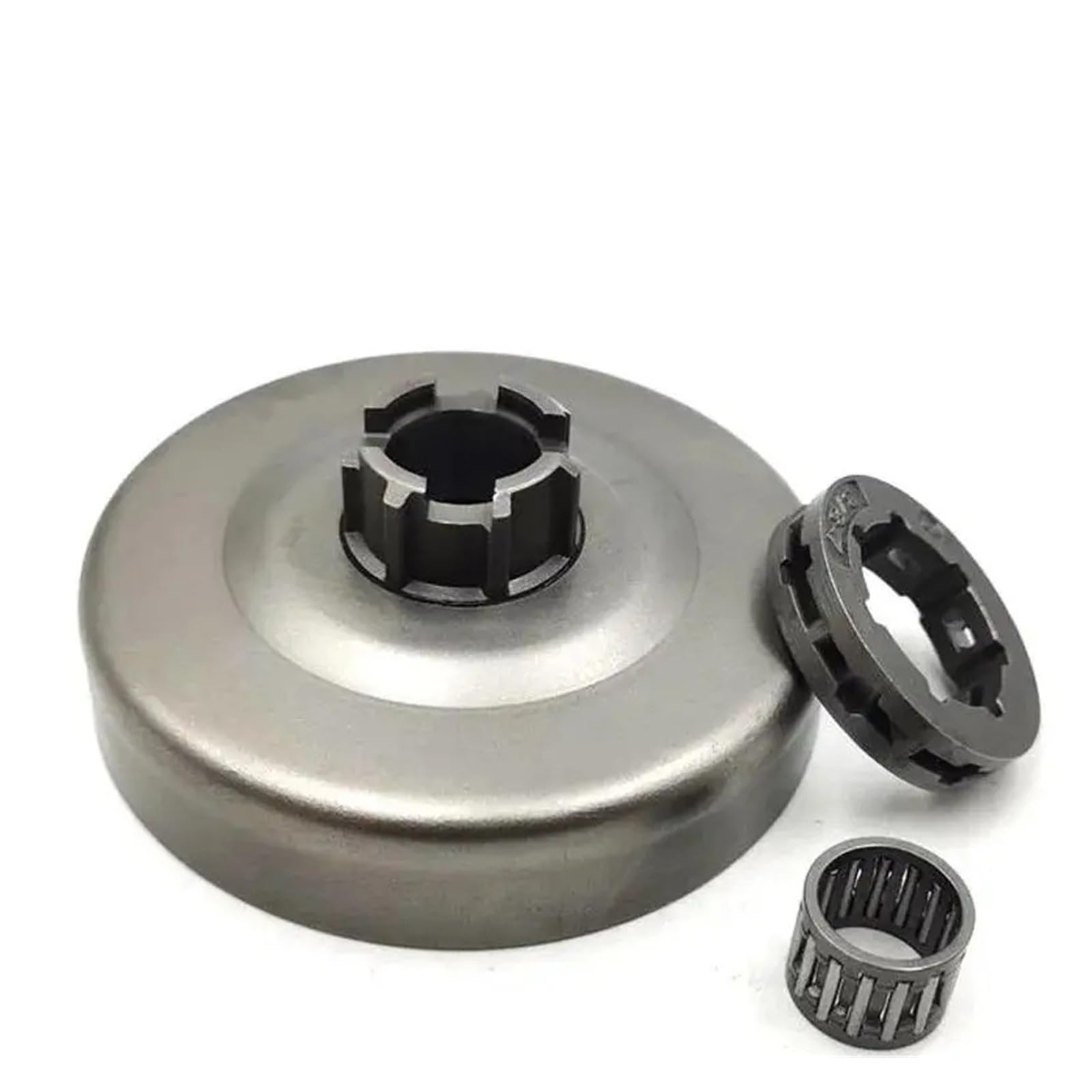 Piezas de cortacésped: Tambor Embrague y Kit llanta Dentada 8 Dientes 3/8", Compatible con los Modelos 272, 272XP, 268, 266, 66 61