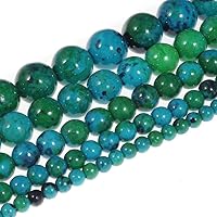 Vista 10 de Cuentas de piedra natural de 0.315 pulgadas (0.315 in), cuentas redondas sueltas, piedra energética de cristal curativa, poder curativo para hacer