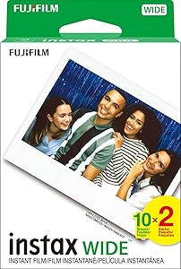 Fujifilm Instax Wide Film Twin Pack (White)