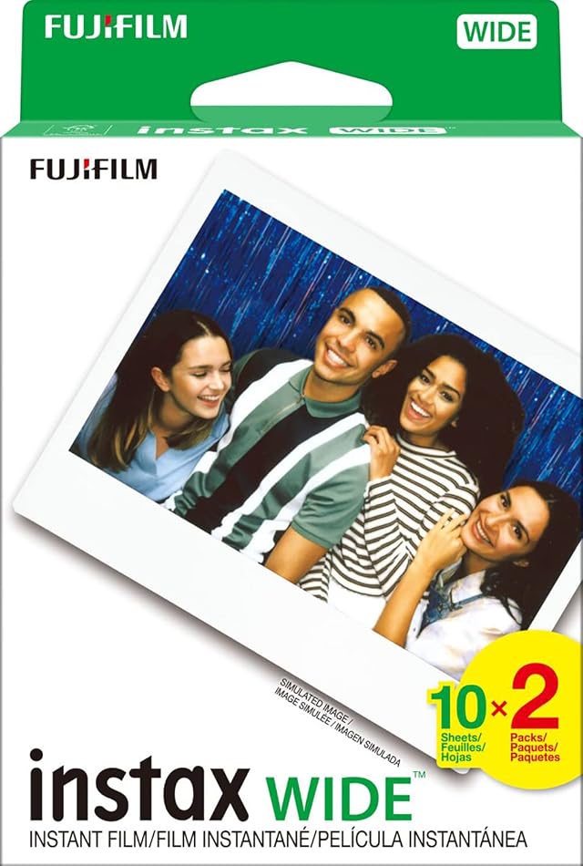 Fujifilm Instax Wide Film Twin Pack White