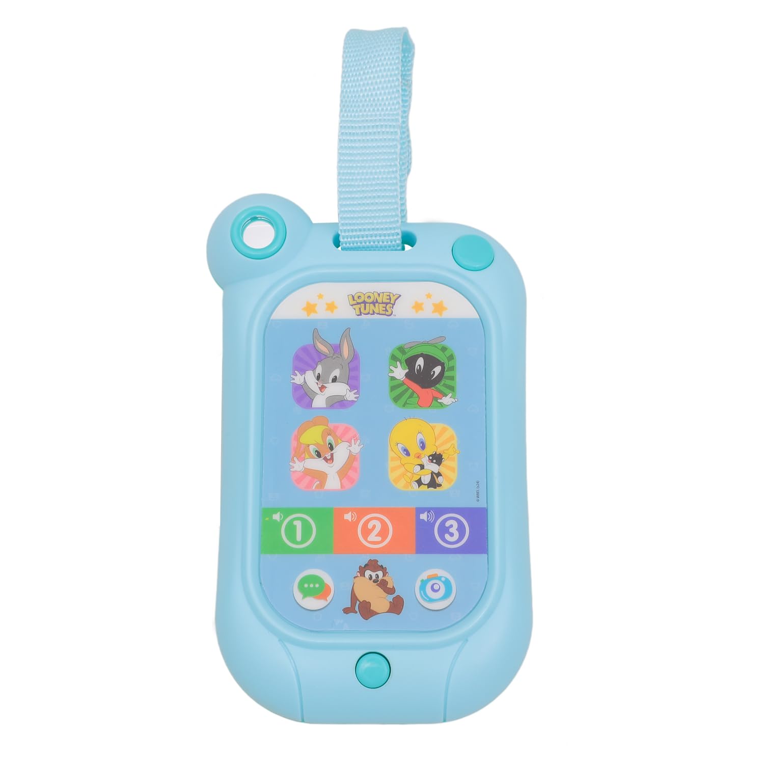 ルーニーチューン　トゥイーティー　電話　コードレス Celular Interativo Looney Tunes Baby, Brinquedo Infantil, Cor Azul