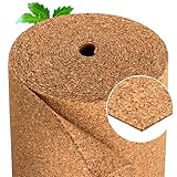 2 mm di spessore: l'isolamento in sughero viene fornito in rotoli da 10 m di lunghezza e 1 m di larghezza e uno spessore di 2 mm. Disponibile anche in 4 mm di spessore. Adatto anche come carta da parati in sughero o base per modellismo ferroviario.