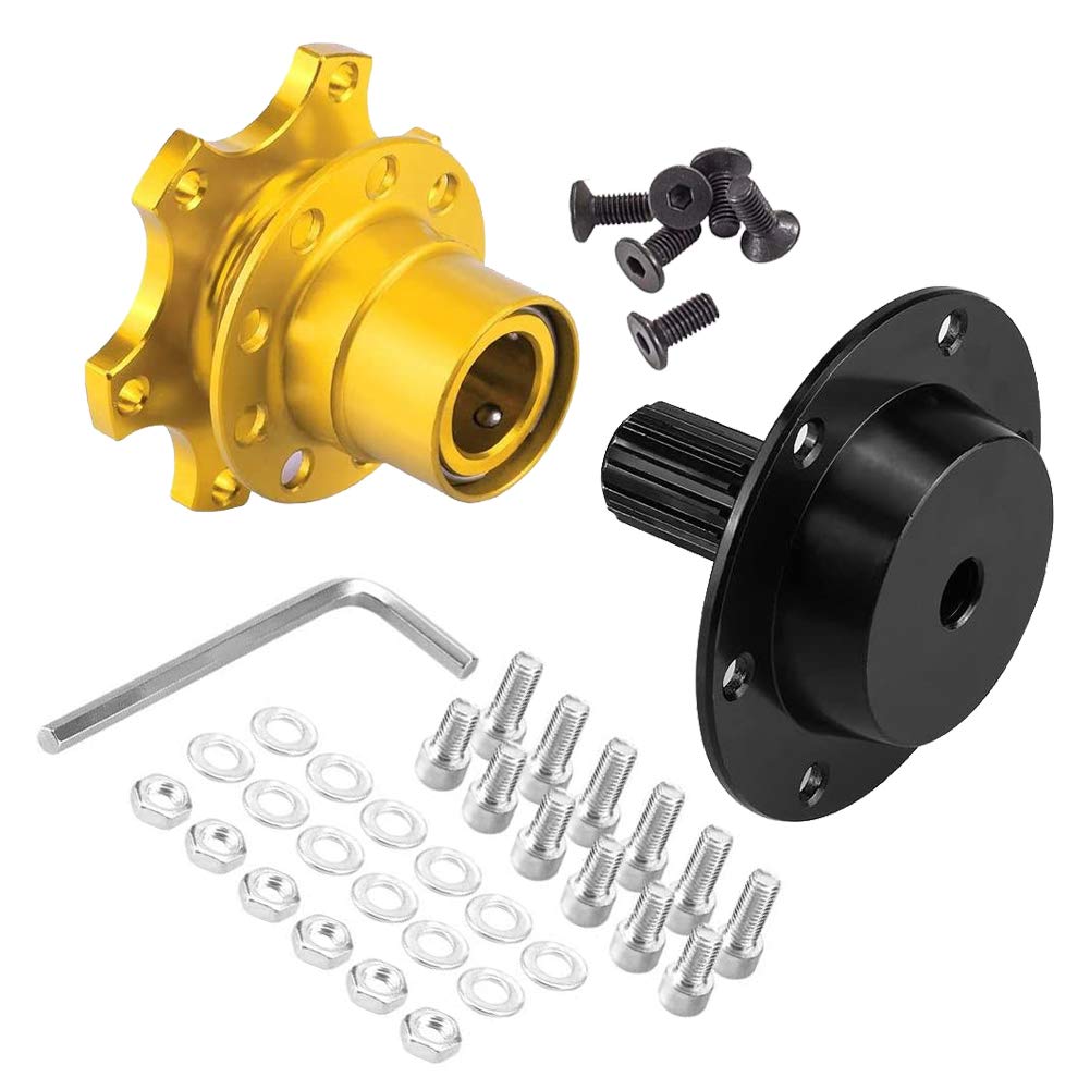 HUB Sports 21mm Adaptateur De Moyeu De Volant BodiKit Fit Pour Mercedes Benz Wree W124 W126 190E HUB-BZ1