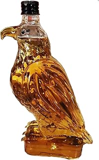 Eagle Whiskey Bottle, Unique Glass Decanter for Whiskey Decanter Set, Whiskey Eagle Decanter Gifts for Men Dad, Husband, Home Bar Decoration for Whiskey Lovers