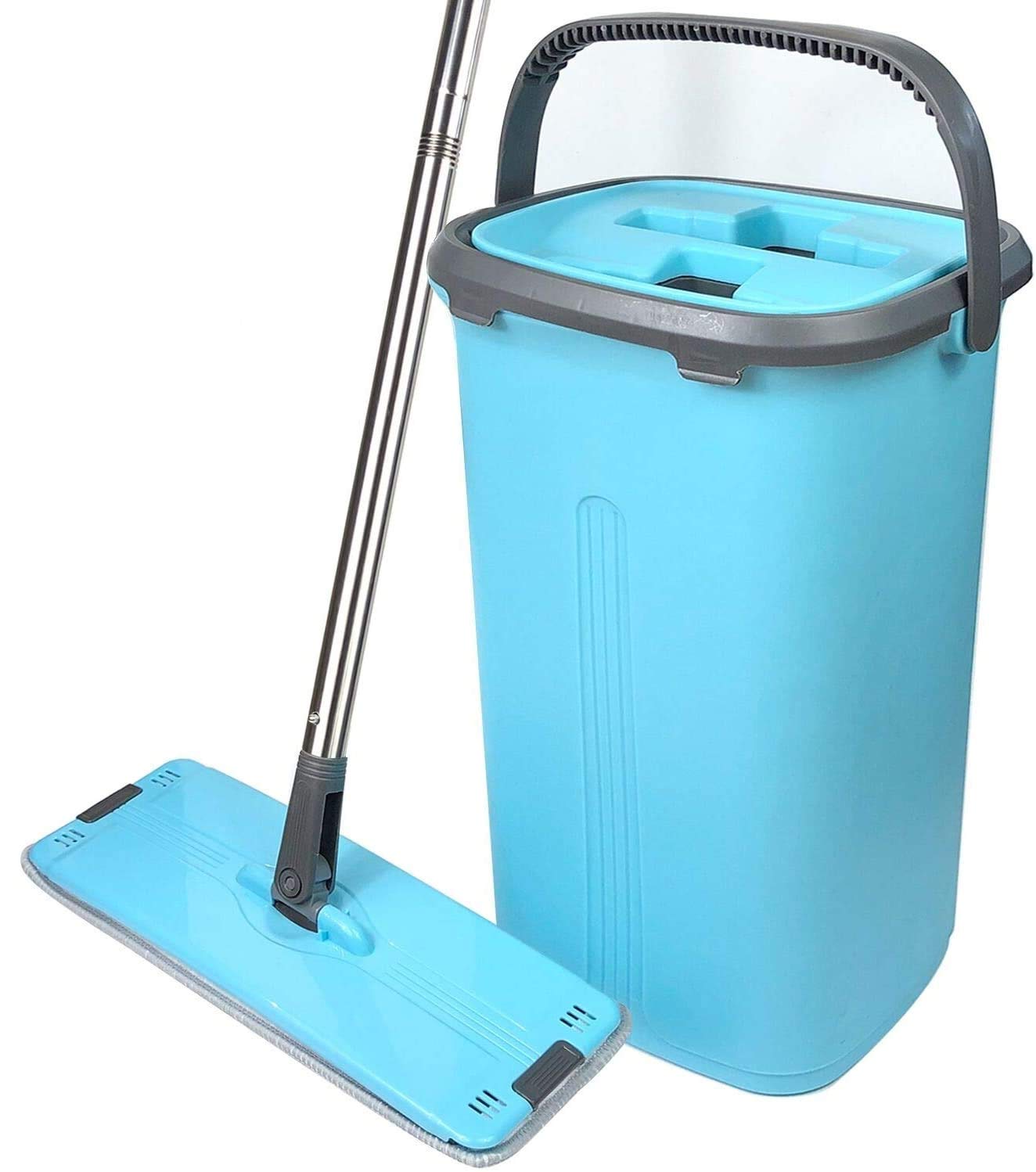 ANKH ABS Plastic 2 in 1 Self Clean Wash Dry Hands-Free Magic Flat Spin Fiber Mop (Multicolour, 41 x 23 x 32 cm) (B08GJNM12Z) Amazon Price History, Amazon Price Tracker
