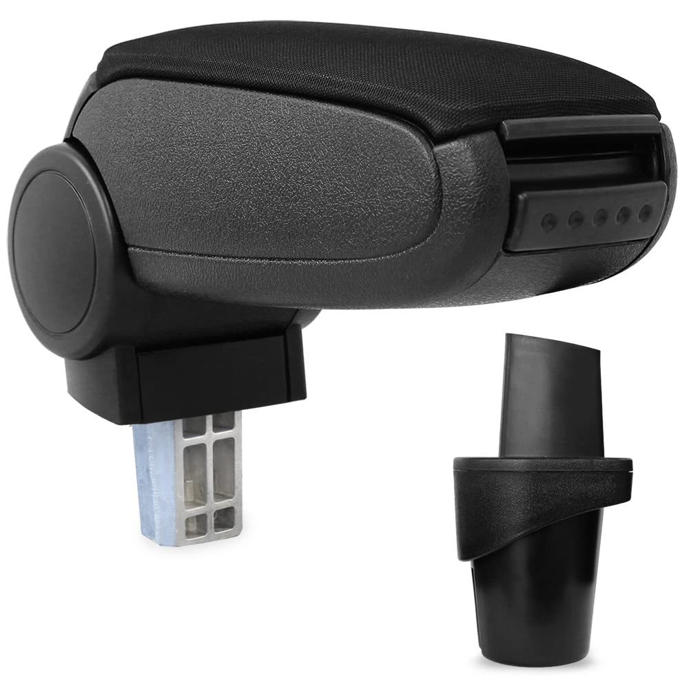 Recambo Mittelarmlehne Armauflage mit Fach kompatibel für VW Caddy III | Typ 2K 2C | BJ 2004-2015