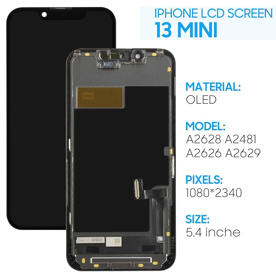 Amazon.co.jp: LCD 画面修理交換用 A-MIND For iPhone 13 Mini
