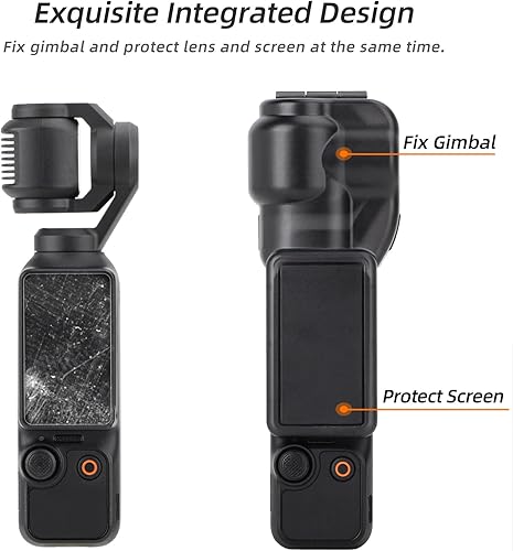 Miniatura 4 de Tapa protectora de lente de cámara para DJI Osmo Pocket 3 accesorios, tapa de cámara de mano, protector de lente de pantalla, funda rígida interior