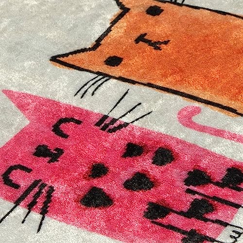 WELL HOME MOBILIARIO & DECORACIÓN Alfombra de baño Gatos Color - imagen 4