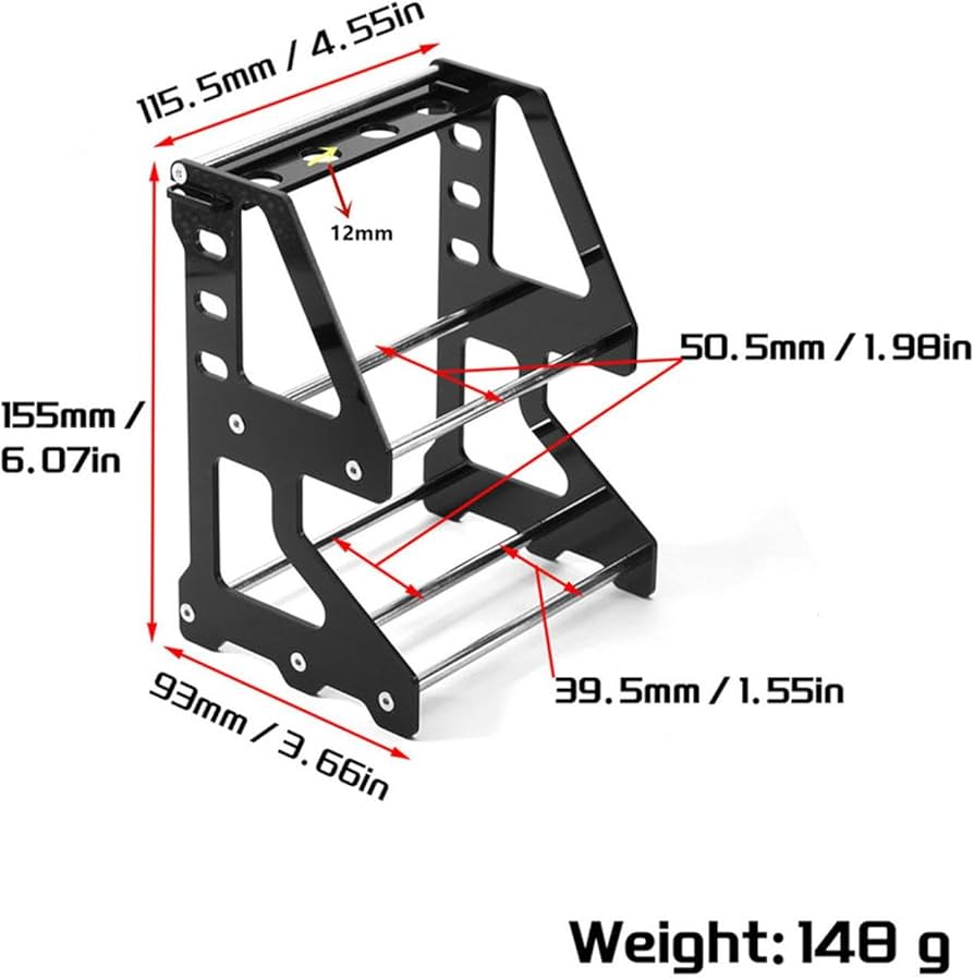 1/10ラジコン用 ホイールスタンド タイヤラック ホイール展示用