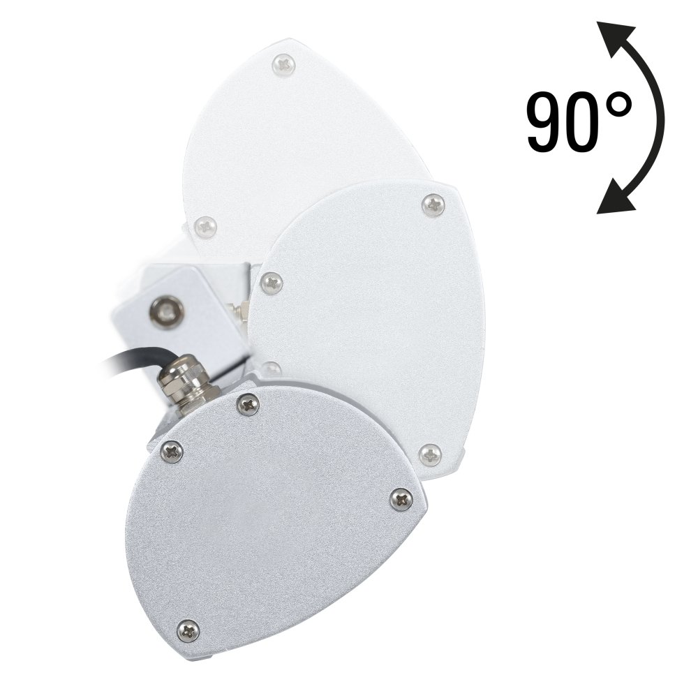 TROTEC Calefactor por radiación infrarrojo IR 2050 | Radiador Infrarrojo | Para exteriores | Radiadores de terraza | 3 niveles de calor | 2.000 W | IP65 clase de protección | Mando a distancia | 2000W IP65 Montaje en Pared Mando a Distancia para Terraza E
