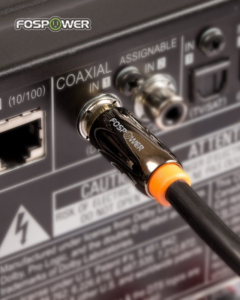 Amazon | FosPower RCA スピーカーケーブル サブウーファー
