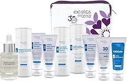 Kit Profissional Limpeza de Pele Aquaface com Exossomos – Emulsão, Sabonete, Esfoliante, Emoliente, Solução, Loção Tônica, Máscara Calmante, EXOCalm e Sérum Regenerativo EXOIntense 30 ml