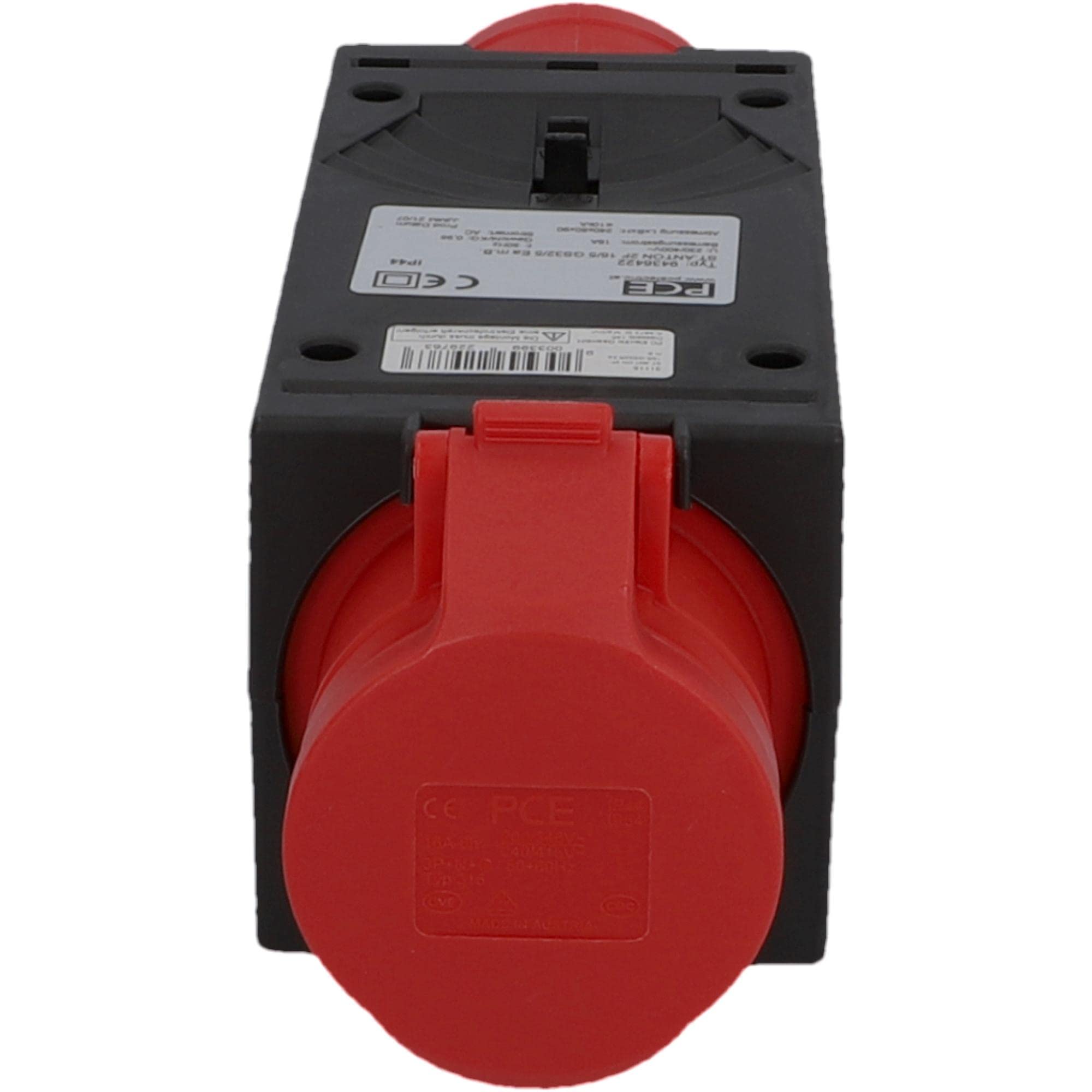 PCE CEE-Mobil-Verteiler 1xCEE 32/16A abgesichert, mit Bügel