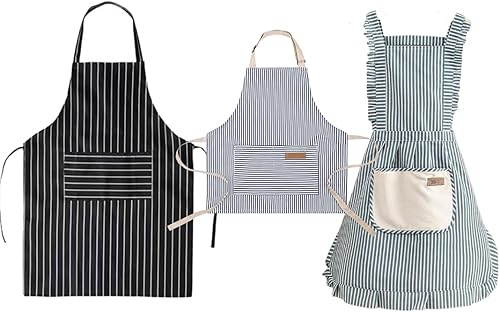 Delantal para padres e hijos, delantales para mujeres con bolsillos, delantales ajustables para niños y niñas, regalos de cocina para mujeres y