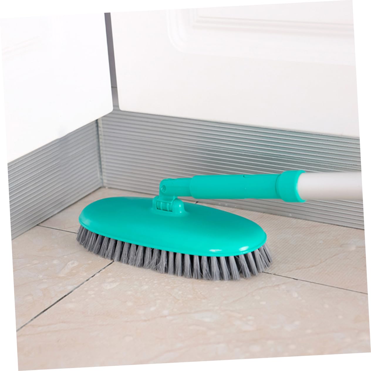 ULTECHNOVO Cepillos para Limpiar Azulejos Limpieza Cepillo Telescopico Cepillo Limpiador De Bañera Cepillo De Limpieza De Baño Matorral Flexible Cepillo De Tierra Baldosas De Cerámica