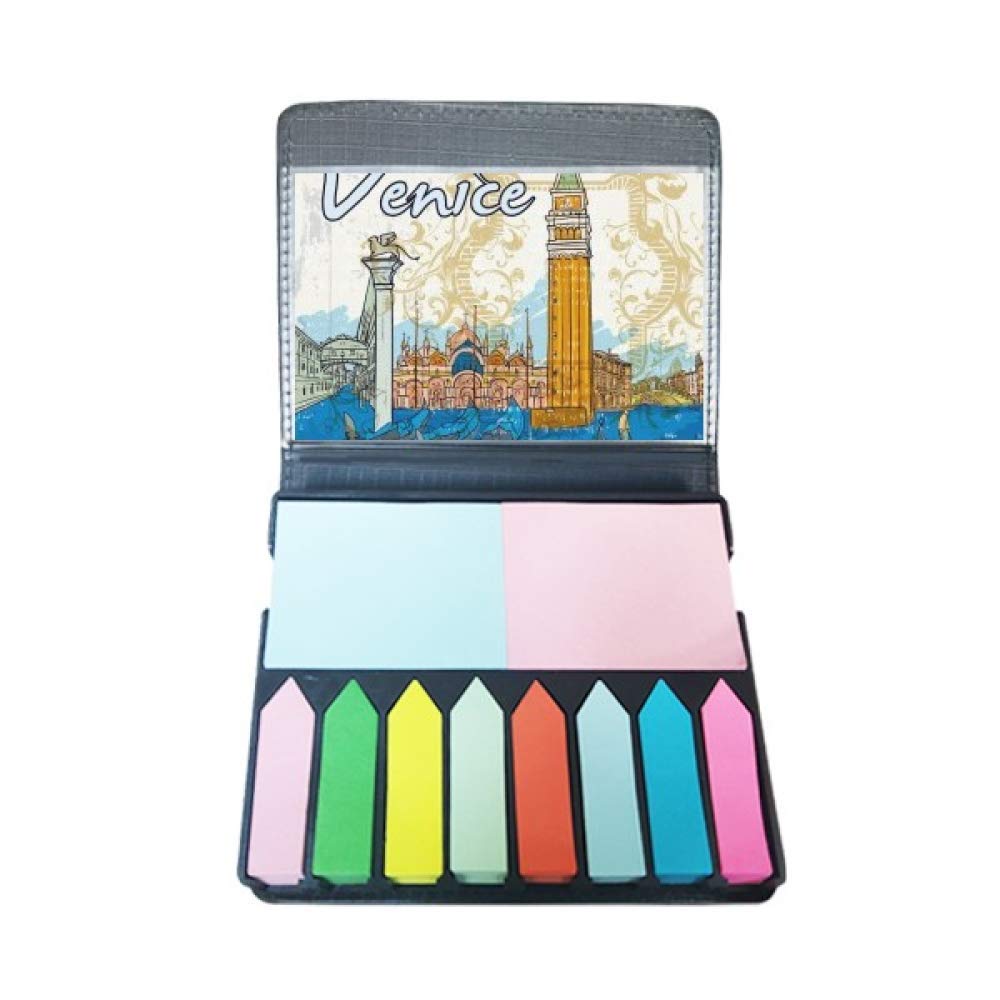Marque-pages colorés Venise à forte adhérence repositionnable pour indexation