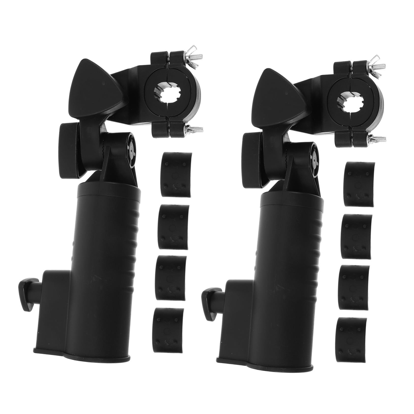 2 Abrazaderas para Paraguas De Carrito De Golf Soporte para Paraguas De Golf Abrazadera para Carrito De Soporte para De para De