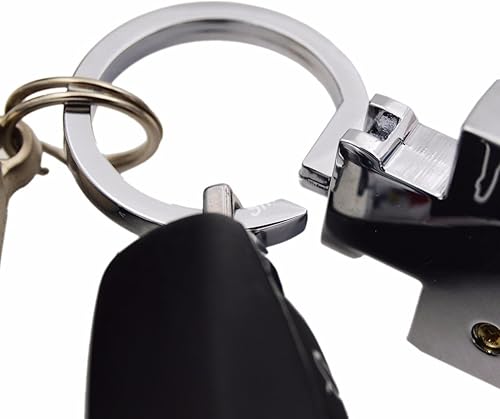 Miniatura 4 de Bandera italiana banda de nailon con interior de cuero llavero correa adorno calcomanía para Ferrari Maserati Lamborghini Porsche