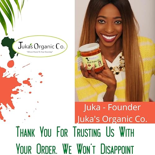 Miniatura 17 de Aceite de palma roja de Juka (100% orgánico y natural de África) (16.9 onzas líquidas)