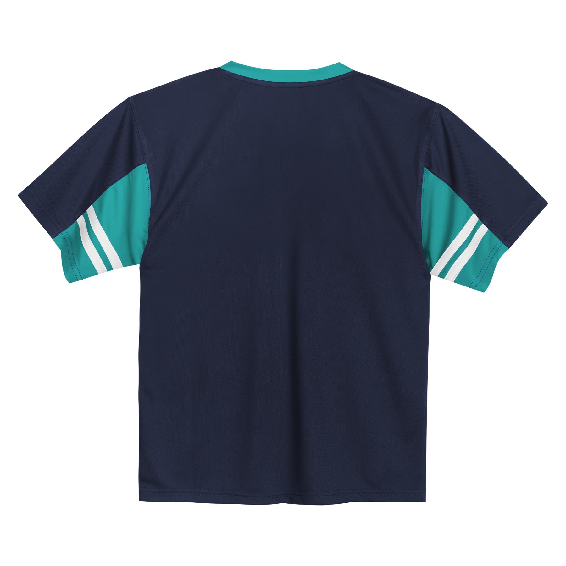 MLB Toddler 2T-4T Officially Licensed Team Color Primary Logo Baseball Fashion Top V-Neck Jersey — view 2