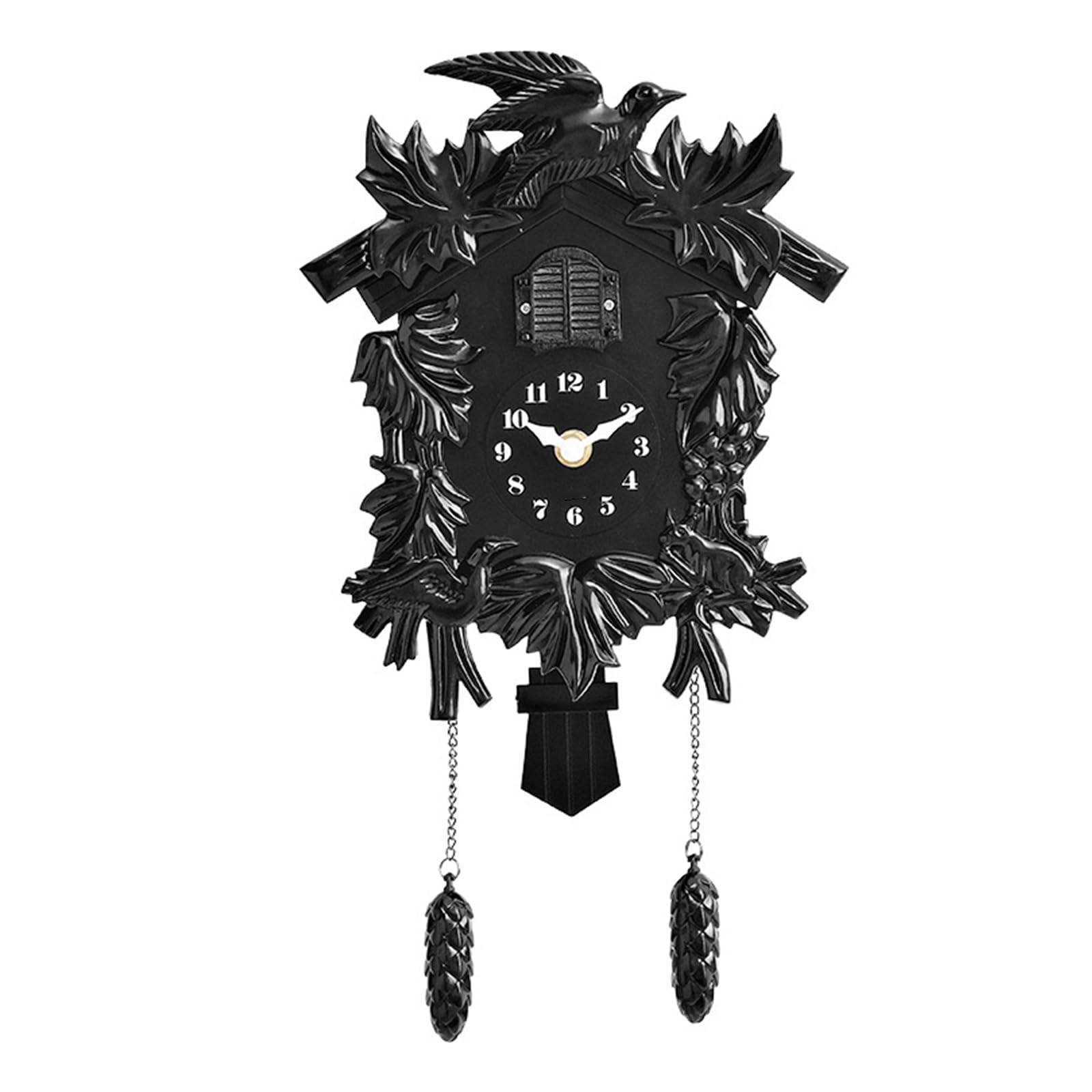 TQUXNGA Cuckoos Wall Clock Quiet Movements and Bird Flapping Battery Operated Pendulums for Living Room or Bedroom Farmhouses Bedroom Wall