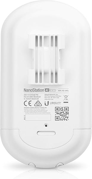 Ubiquiti Networks AirMAX 5G NanoStation AC Loco LOCO5AC CPE with 13dBi Antenna 450 Mbps PoE Injector not included