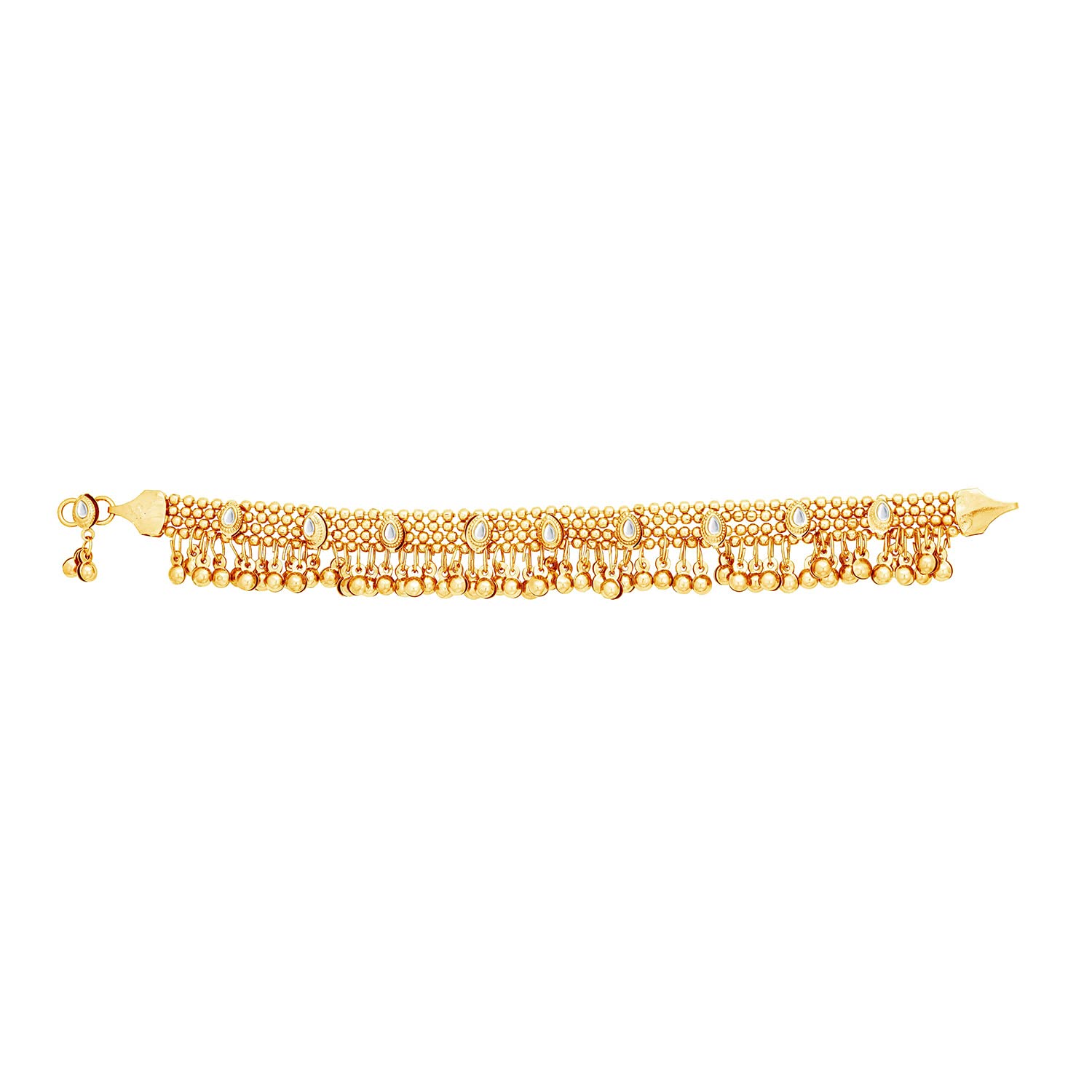 Sukkhi Elegant Oxidised Gold Plated Anklet for Women (A104318) (B0B4WZVXBM) Amazon Price History, Amazon Price Tracker