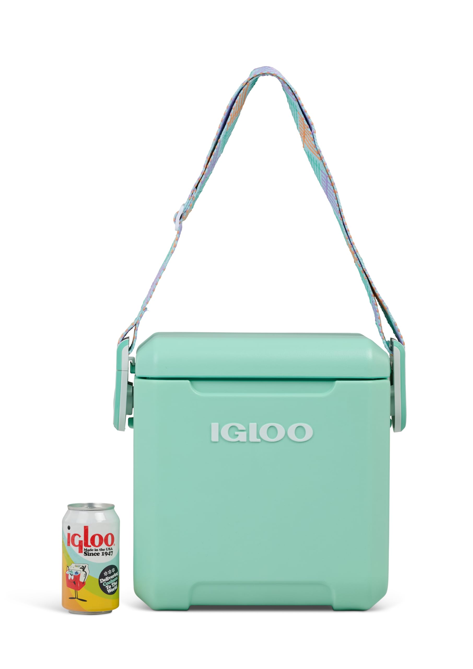 IGLOO Tag‑Along Too Glacière Passive 10 L – Glacière Portable légère pour Camping, Pique‑Nique, Plage & Loisirs – Boîte 10 L compacte avec Sangle, Robuste & Facile à Nettoyer