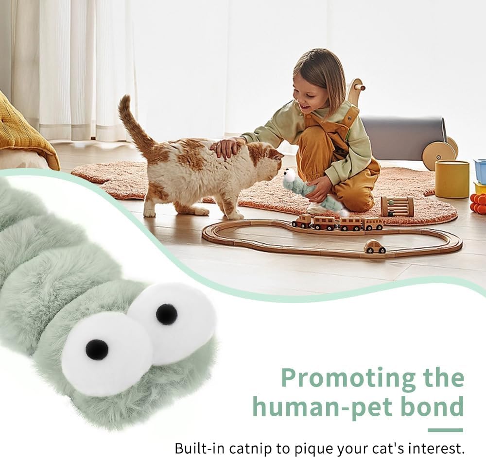2BB Almohada de juguete para gatos, juguete con cremallera, que contiene hierba gatera, papel fuerte, atrae al gatito a jugar, 12.5 pulgadas, 3 paquetes (verde guisante, rosa)