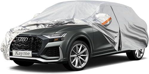 Miniatura 1 de Kayme Funda de automóvil SUV de 6 capas para Audi Q8 (2018-2024), impermeable para todo tipo de clima, cubierta exterior completa, protección contra