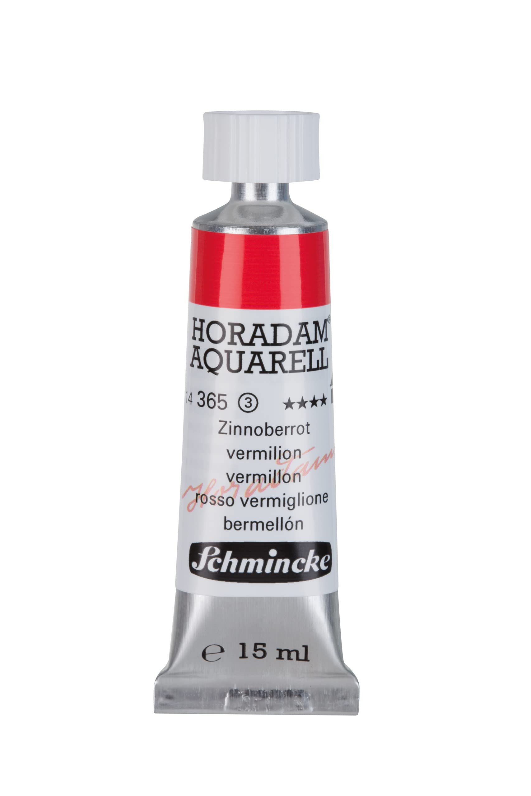 Schmincke Horadam Aquarell Watercolor Tubes - Vermilion 15ml