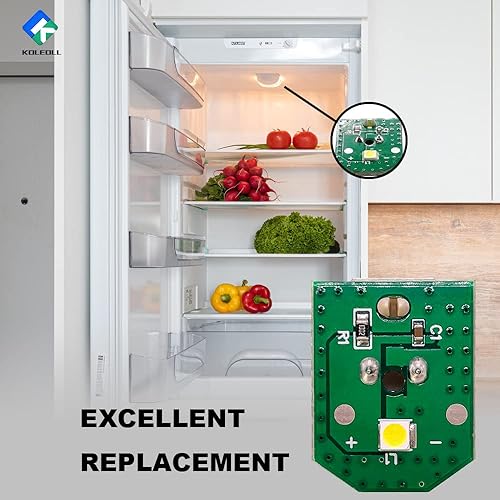Miniatura 3 de WR55X11132 - Bombilla LED para refrigerador compatible con GE 3033142 PS4704284 WR55X25754 WR55X26486