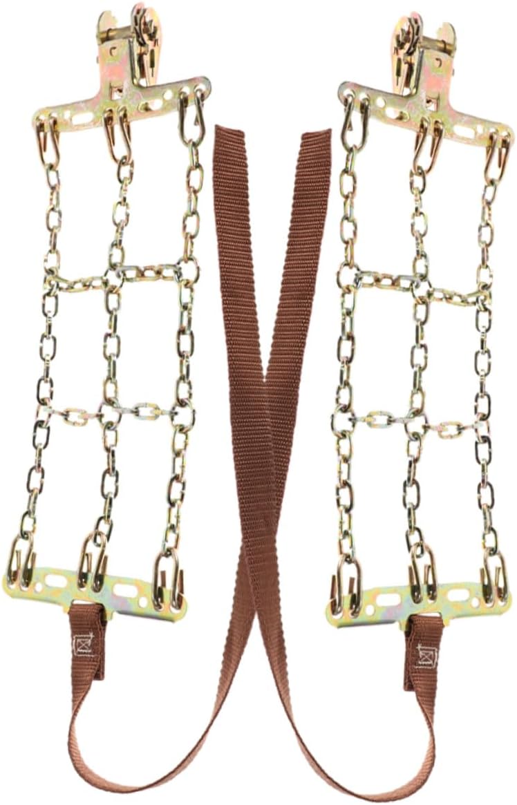 2pcs Automotive Snow Tire Chains Anti-skid Rapid Response Ice and Snow Traction Chains for Car Suv Winter Driving Safety