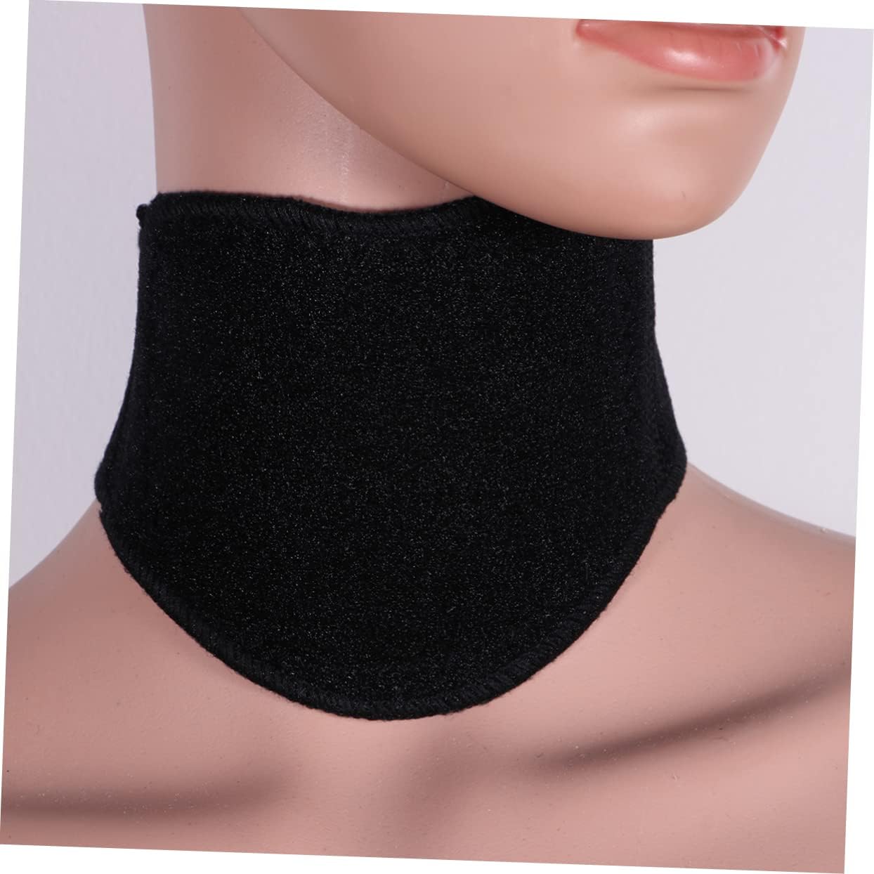 Magnetic Therapy Neck Brace Black Self Heating Neck Support Universal Size Collar Collar