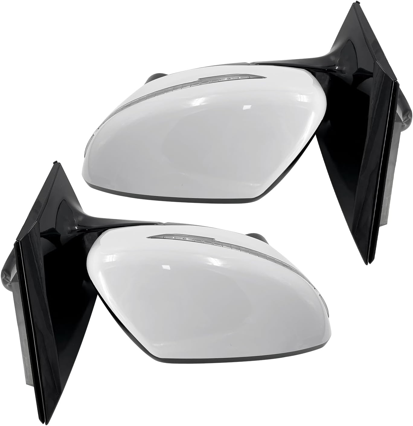 13 Pins Left Drive Side Door Mirror Fit for Nissan Murano 2.5L 3.5L 2016-2021 Replaces# 96302-5AA4C NI1320288 with Camera Power Heated Signal Light Power Folding